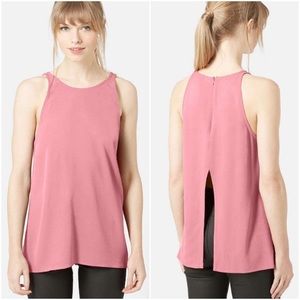 NWOT TOPSHOP “Milo” Split Back Tunic Tank
